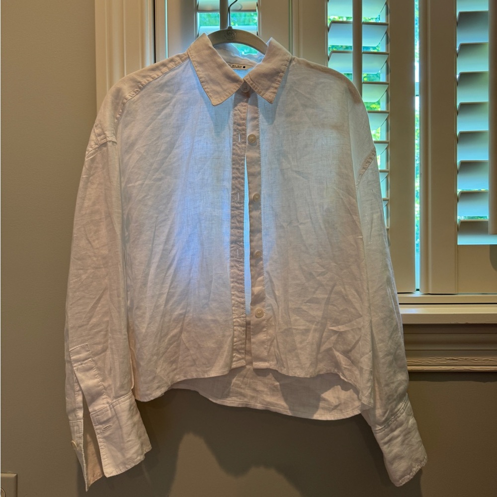 Zara Linen Button Down